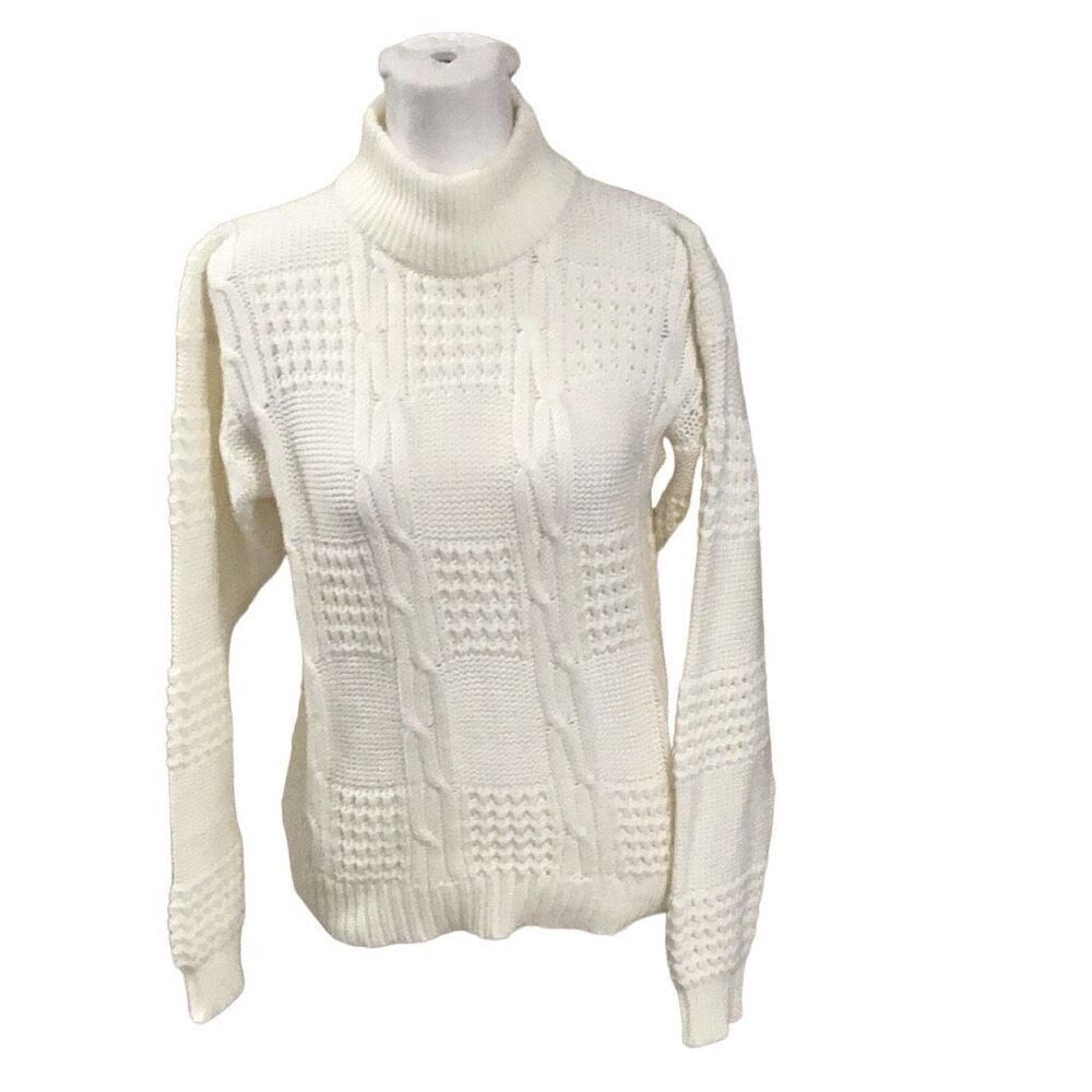 Sweater, The American Line by Stefano Womens Sweater, size small, white pullover - Picture 2 of 5